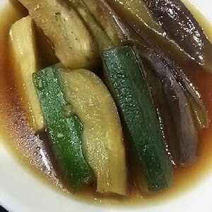 茄子とズッキーニの揚げびたし